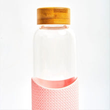 Load image into Gallery viewer, Glass Water Bottle - Pink