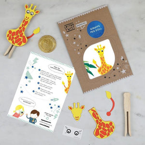 Cotton Twist Make Your Own Giraffe Peg Doll *Reduced to Clear*