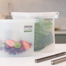 Load image into Gallery viewer, Green Island Silicone Ziplock Bags (1500ml)