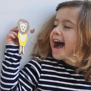 Cotton Twist Make Your Own Lion Peg Doll *Reduced to Clear*