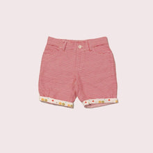 Load image into Gallery viewer, Red Striped Twill Sunshine Shorts