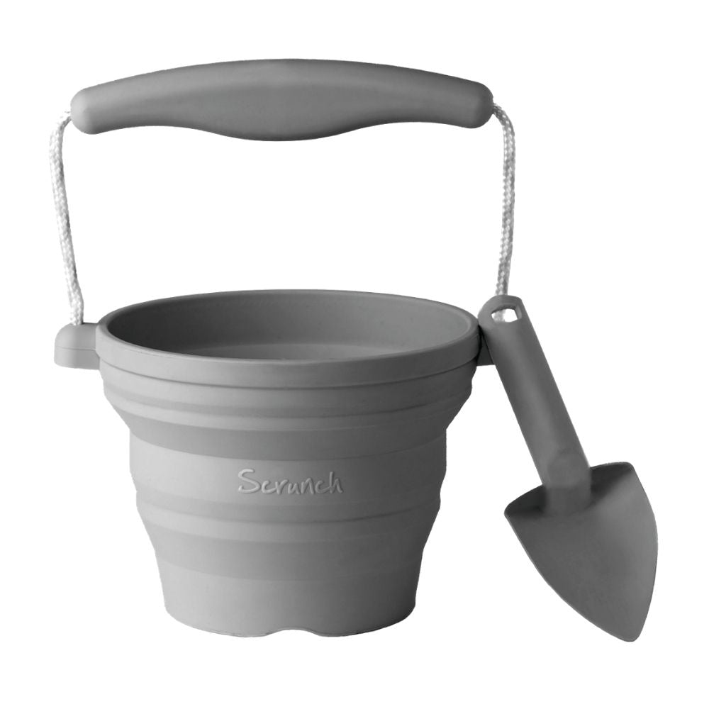 Scrunch Silicon Seedling Pot and Trowel (Multiple Colours)