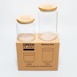 Green Island Pantry Jars (Set of 2)
