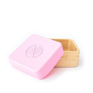 Bamboo Snack Pots - Pink & Grey *Reduced to Clear*