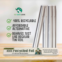 Load image into Gallery viewer, Eco Green Living 100% Recycled Aluminium Foil