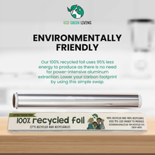 Load image into Gallery viewer, Eco Green Living 100% Recycled Aluminium Foil