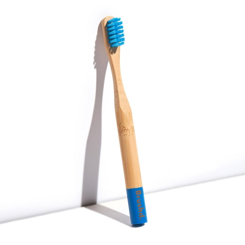 Brushd Child's Bamboo Toothbrush - Blue Bristles