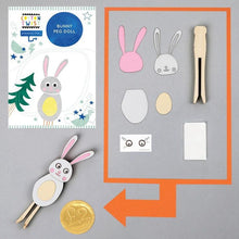Load image into Gallery viewer, Cotton Twist Make Your Own Bunny Peg Doll *Reduced to Clear*