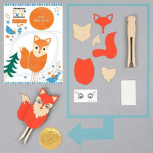 Load image into Gallery viewer, Cotton Twist Make Your Own Fox Peg Doll *Reduced to Clear*