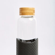 Load image into Gallery viewer, Glass Water Bottle - Black
