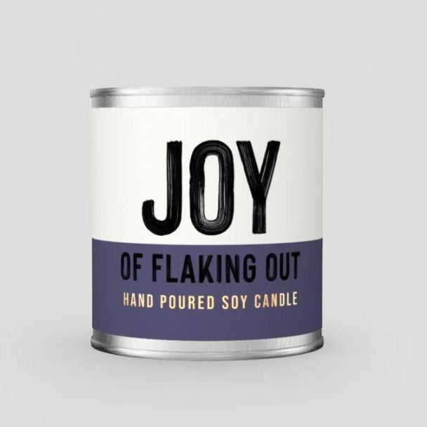 Joy of Flaking Out - Chocolate Scented Soy Candle *Reduced to Clear*