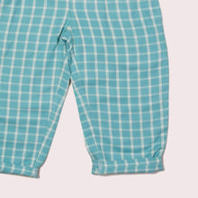 Load image into Gallery viewer, Blue Sky Check Cropped Summer Jumpsuit