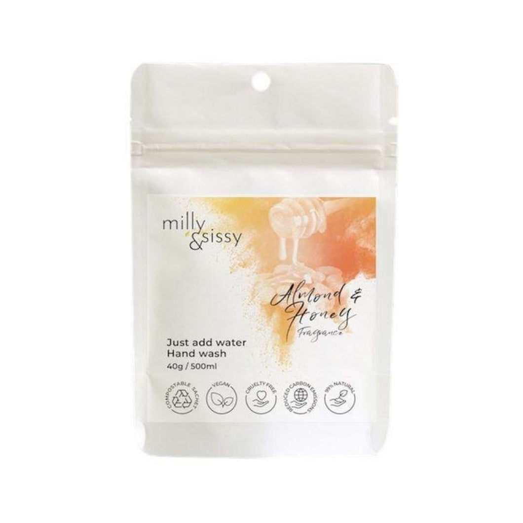 Milly & Sissy Hand Wash Refill - Almond & Honey *Best Before October 2023*