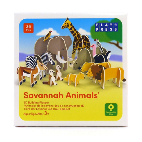 Playpress Eco-Friendly Play Set - Savannah Animals