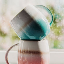 Load image into Gallery viewer, Sass &amp; Belle Dip Glaze Ombré Turquoise Mini Mug