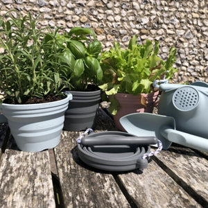 Silicon Seedling Pot and Trowel (Multiple Colours)