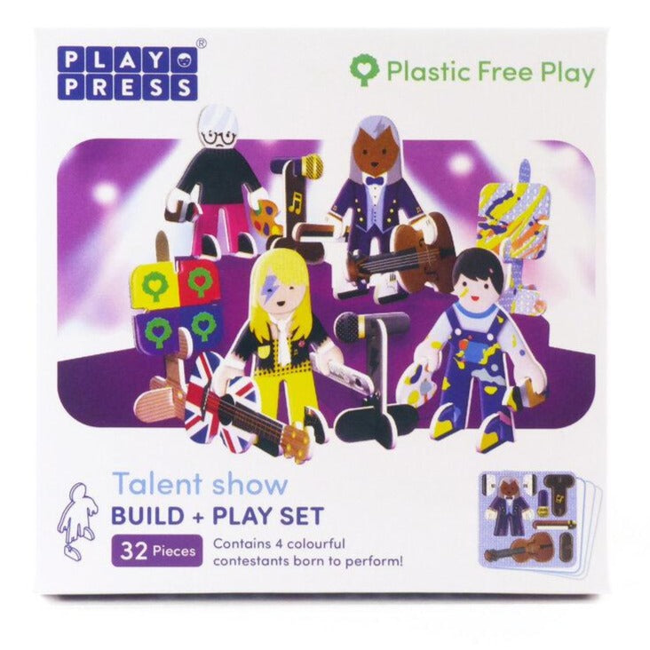 Playpress Eco-Friendly Play Set - Artists & Performers