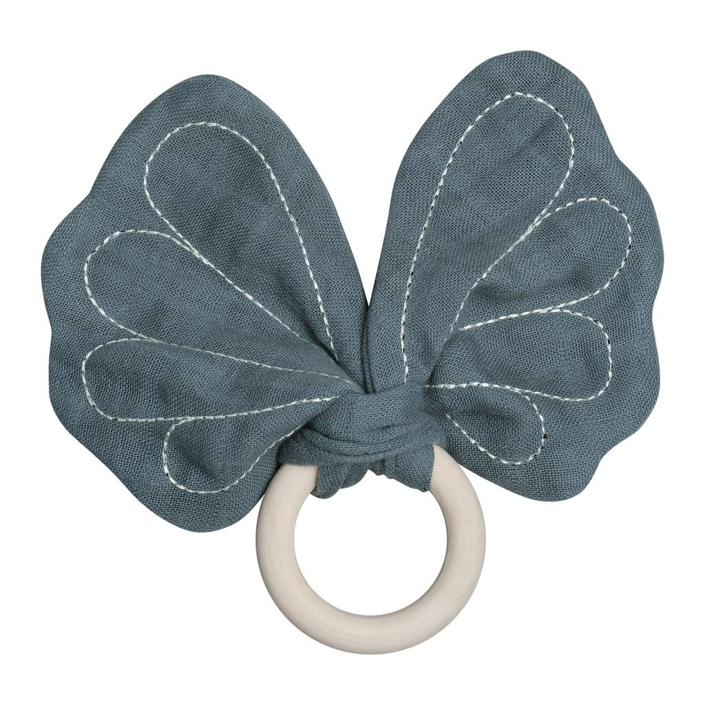 Butterfly Teether - Blue Spruce