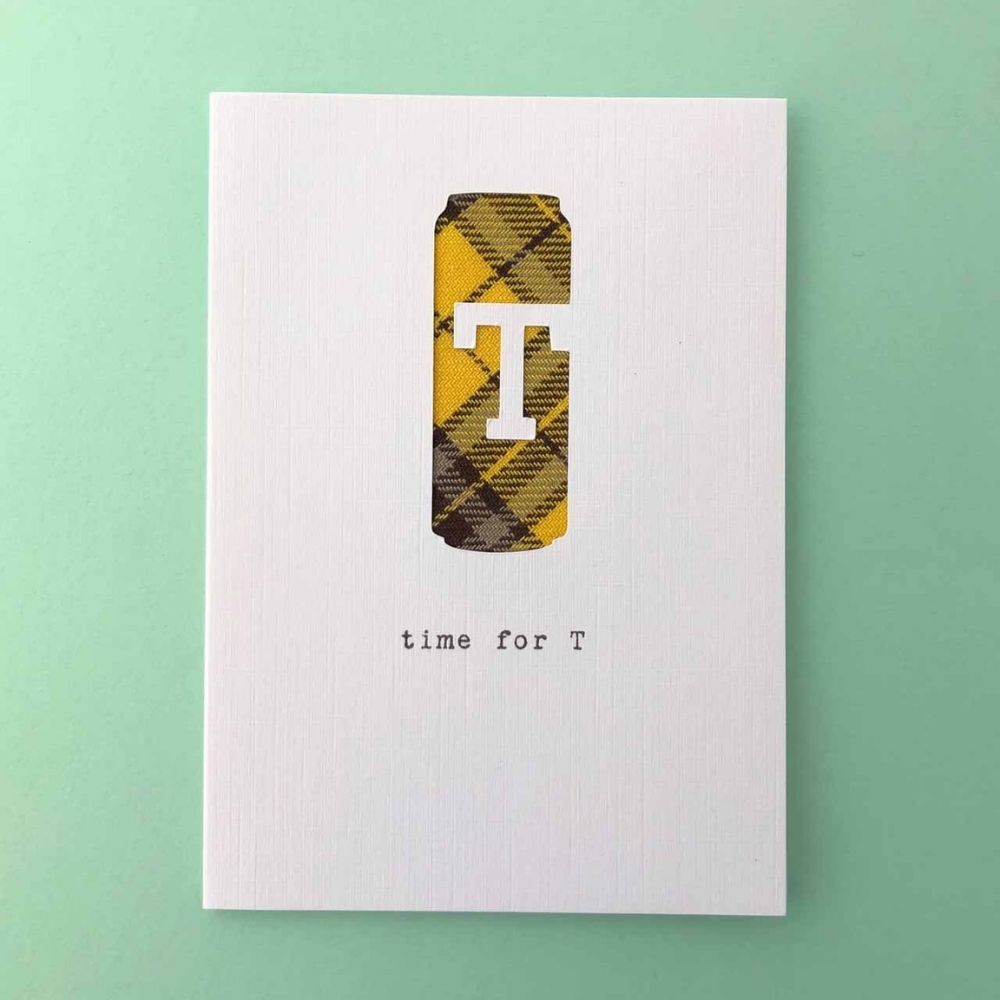 'Time for T' Tartan Greetings Cards