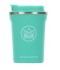 Insulated Coffee Cup - Turquoise - 380 ml