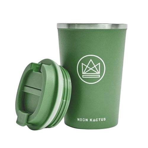 Insulated Coffee Cup - Olive - 380 ml