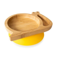 Load image into Gallery viewer, Bamboo Snail Baby Plate - Yellow *Reduced to Clear*