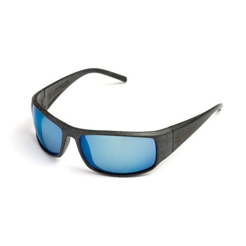 Ocean Plastic Sunglasses - Zennor - Ice Blue Mirror